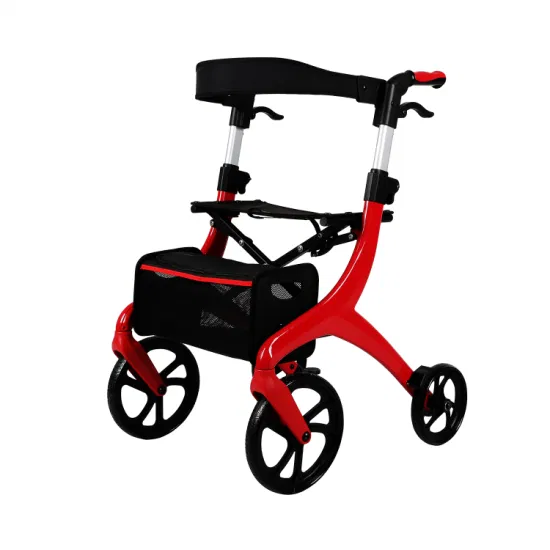 Регулируемый европейский дизайн, легкий четырехколесный ходунок для пожилых людей для пожилых людей